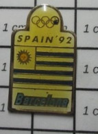 2117 Pin's Pins / Beau Et Rare / JEUX OLYMPIQUES / SPAIN 1992 BARCELONA DRAPEAU ARGENTINE - Olympic Games