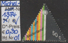 1989 - NIEDERLANDE - SM "Dezembermarke - Kerze" 50 C Mehrf. - O  Gestempelt - S.Scan (1374o 01-03 Nl) - Used Stamps