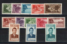 Vietnam - YV 1 à 13 N** MNH Luxe Complete , 1ere Serie Royaume - Viêt-Nam