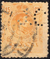 Málaga - Edi O 271 - Perforado "J.C" (José Creixell - Adunas) - Used Stamps