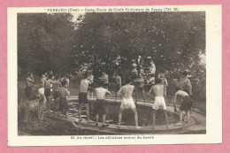 Scout - Scoutisme - 60 - VERBERIE - Camp école Des Chefs Eclaireurs De CAPPY - Au Réveil - Ablutions Autour Du Bassin - Scoutisme