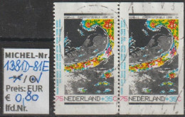 1990 - NIEDERLANDE - SM "Sommermarken - Das Wetter" 75+35 C Mehrf. - O  Gestempelt - S.Scan (1381D-81Eo Nl) - Usati