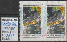 1990 - NIEDERLANDE - SM "Sommermarken - Das Wetter" 75+35 C Mehrf. - O  Gestempelt - S.Scan (1381D-81Eo Nl) - Used Stamps