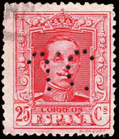 Málaga - Edi O 317 - Perforado "J.C." (José Creixell - Aduanas) - Used Stamps