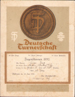 Diploma Deutsche Turnerschaft Budingen Hessen 1932 PM29 - Diploma's En Schoolrapporten