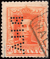 Málaga - Edi O 320 - Perforado "BHA" (Banco) - Used Stamps