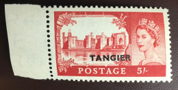 Morocco Agencies Tangier 1955 5s Castle Definitive MNH - Postämter In Marokko/Tanger (...-1958)