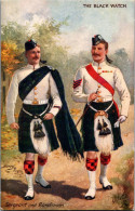 Sergeant And Bandsman - The Black Watch Illustrateur Harry Puyne - Raphaelle Tuck & Sons "Oilette" - Tuck, Raphael