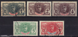 Haut-Sénégal & Niger N° 1 - 5 - Used Stamps