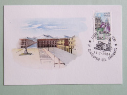 Italia, Architettura Chiese, 29-7-1984 Annullo Speciale 3° Cent. Santuario Moretta Su Cart. PT - Eglises Et Cathédrales