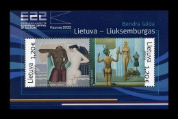 Lithuania 2022 Mih. 1373/74 (Bl.69) Kaunas & Esch - European Capitals Of Culture (joint Issue Lithuania-Luxemburg)MNH ** - Lituania