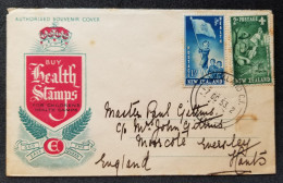 New Zealand Health Girl Guide Boy Scout 1953 Scouting Jamboree Scouts (FDC) *addressed - Brieven En Documenten