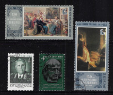 RUSSIA  1980  SCOTT 4869-4869B,4876  USED - Gebruikt