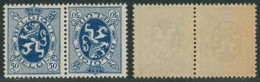 Tête-bêche - KP8** Neuf Sans Charnière (MNH) + Curiosité : Tache Et Alo Entre I Et E De BELGIE (TP Gauche). - Kopstaande [KP] & Tussenpanelen [KT]