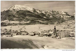 REIT Im WINKL Mit Unterberg Und Wildem Kaiser. Winterlandschaft, Gebirge, Foto Karte - Reit Im Winkl