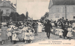 NANTERRE (Hauts-de-Seine) - Couronnement De La Rosière, Le Cortège - Voyagé 1905 (2 Scans) Bonneau 1 Rue Bayard Paris 8e - Nanterre