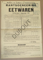 WOII - Affiche - 1941 - Rantsoenering Eetwaren  (P390) - Affiches