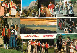 Folklore - Costumes - Folklore Nelle Dolomiti - Multivues - CPM - Voir Scans Recto-Verso - Costumes