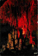46 - Grottes De Lacave - L'Obélisque En Lumière Noire - CPM - Voir Scans Recto-Verso - Lacave