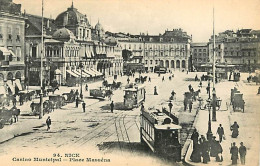 06 - Nice - Place Masséna - Animée - Tramway - CPA - Carte Neuve - Voir Scans Recto-Verso - Markten, Pleinen