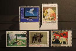 FRANCE 1998 N°3145 N°3147 N°3162 N°3197 ET N°3207 SERIE ARTISTIQUE 5 VALEURS NEUF** TB - Unused Stamps