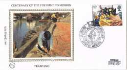 54527. Carta F.D.C. ABERDEEN (England) 1981. Centenary Fishermen's Mission - 1981-1990 Dezimalausgaben