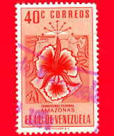 VENEZUELA - Usato - 1953 - Stemma Dello Stato Di Amazonas - Arms - 40 - Venezuela