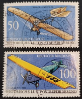 Germany - 1991 - Flugzeuge, Aviation, Airplanes - Mi. 1639/1640 - Used - Flugzeuge