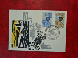 FDC 1967 MAXI  STRASBOURG CONSEIL EUROPE TIMBRES EUROPA - Sin Clasificación