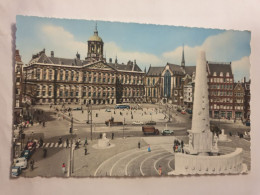 Amsterdam - Dam Mit Königlichem Schloss Und National Denkmal - Amsterdam