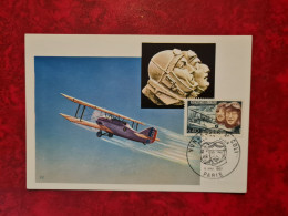 FDC 1967 MAXI  PARIS NUNGESSER ET COLI AVIATION L'OISEAU BLEU - Zonder Classificatie