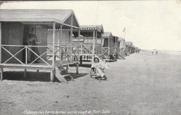 égypte Cabines Des Bains De Mer Sur La Plage De Port Said - Port Said