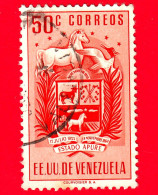 VENEZUELA - Usato - 1953 - Stemma Dello Stato Di Apure - Arms - 50 - Venezuela