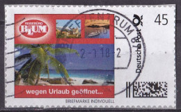 BRD Privatpost Individuell (45) Reisebüro Blum O/used (A4-31) - Private & Local Mails