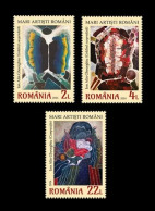 Romania 2024 Mih. 8298/300 Painging And Sculpture By Ion Alin Gheorghiu MNH ** - Ungebraucht