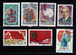 RUSSIA  1981  SCOTT 4897-4899,4902,4903,4906,4907 USED - Used Stamps