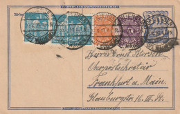 Allemagne Entier Postal Inflation Schliengen 1923 - Postkarten