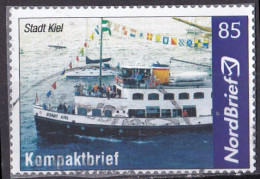 BRD Privatpost Nord Brief (85) Stadt Kiel O/used (A4-31) - Privados & Locales