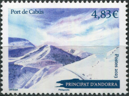 Andorra [Fr.] 2023. Port De Cabús Mountain Pass (MNH OG) Stamp - Nuevos