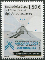 Andorra [Fr.] 2023. Final Of Alpine Ski World Cup, Andorra (MNH OG) Stamp - Nuevos