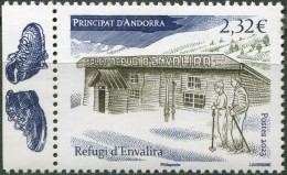 Andorra [Fr.] 2023. Mountain Cabin, Envalira (MNH OG) Stamp - Nuevos