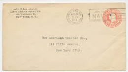 Cover / Postmark USA 1920 Join The Navy Training Travel - Militaria