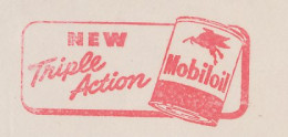 Meter Top Cut USA 1950 Mobil Oil - Triple Action  - Altri & Non Classificati