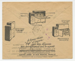 Postal Cheque Cover France 1935 Office Desk - Books - Sin Clasificación