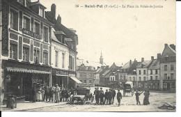 62 - Saint-Pol - La Place Du Palais De Justice - Saint Pol Sur Ternoise