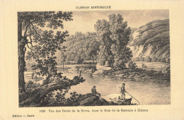 CLISSON HISTORIQUE : VUE DES BORDS DE LA SEVRE, DANS LE BOIS DE LA GARENNE A CLISSON - Clisson