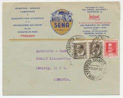 Illustrated Cover Spain 1935 Chariot - Horse  - Hípica