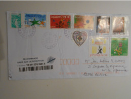 France , Lettre Reçommandee De çhallan 2018 Pour Auriol - Storia Postale