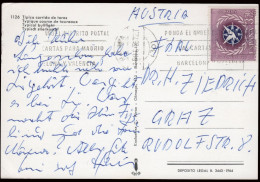 Málaga - Edi O TP 1806 - Postal Mat Rodillo "Málaga 16/Oct./67 - Ponga Nº Distrito Postal - Cartas Para Madrid....." - Covers & Documents