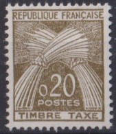 1960 FRANCE TAXE N** 92 MNH - 1960-.... Mint/hinged